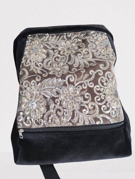 Producto - Mochila gamuza con deco