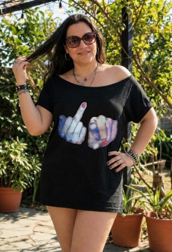 Producto - Maxi Remerón Fuck You Talle 4 o 5