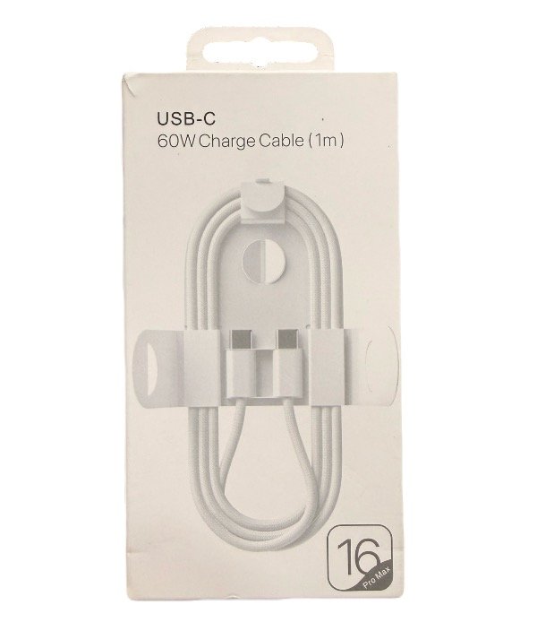 Producto - Cable USB-C a USB-C empaquetado original 16 pro Max