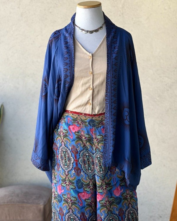 Producto - Kimono Hindi Azulino M a XL
