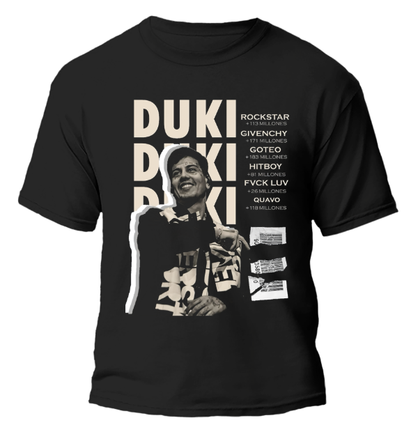 Producto - Remera Duki Trap M6