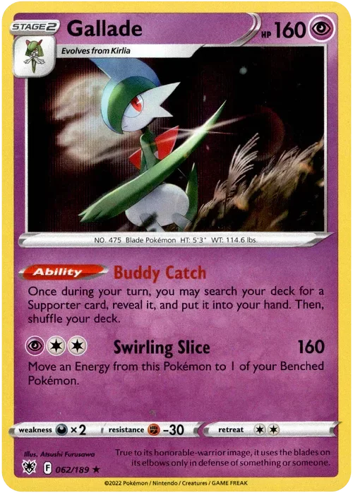 Producto - Gallade - 062/189 - Astral Radiance - Holo