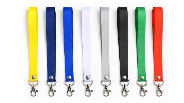 Producto - Llavero Corto Cinta Brillante Plastificada Mosq. Zamak Gatillo Color SUBLIMABLE