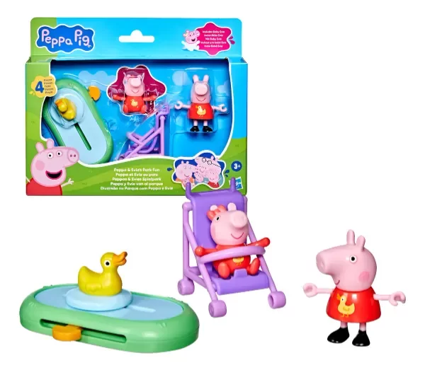Producto - Set De Peppa Pig Y Evie Van Al Parque