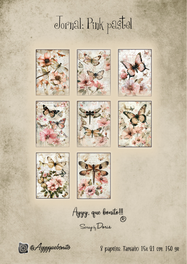 Producto - Journal: Pink pastel