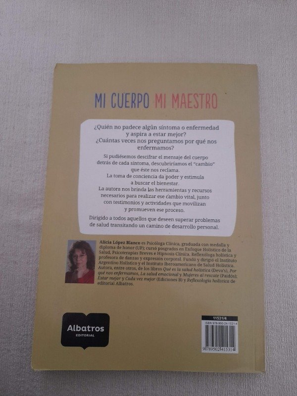 Producto - Mi Cuerpo Mi Maestro - Alicia Lopez Blanco - Albatros - 3
