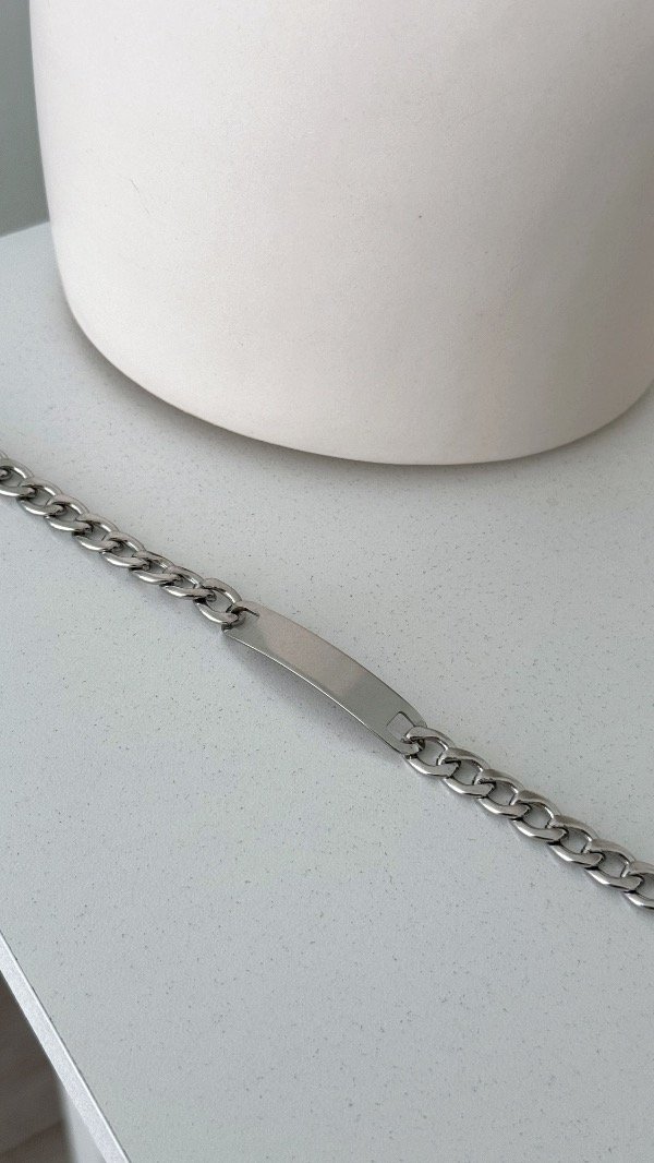 Producto - Pulsera cuba chapita ACERO Q