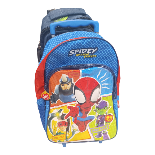 Producto - Mochila Spiderman Con Carro 16"