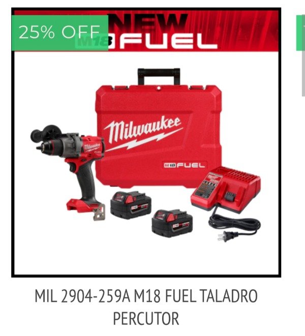 Producto - MIL 2904-259A M18 FUEL TALADRO PERCUTOR