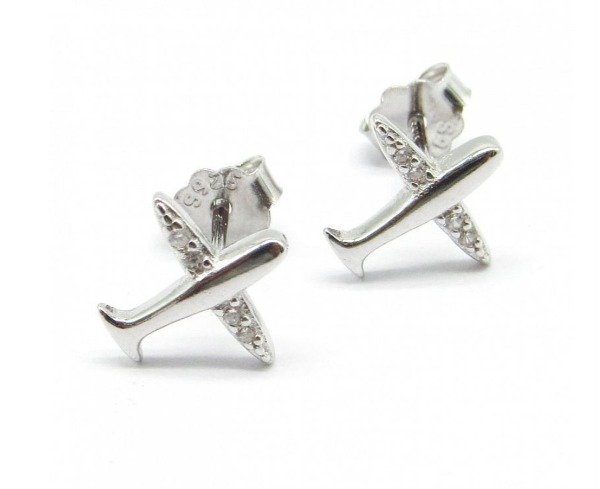 Producto - Aros AVIÓN  plata 925