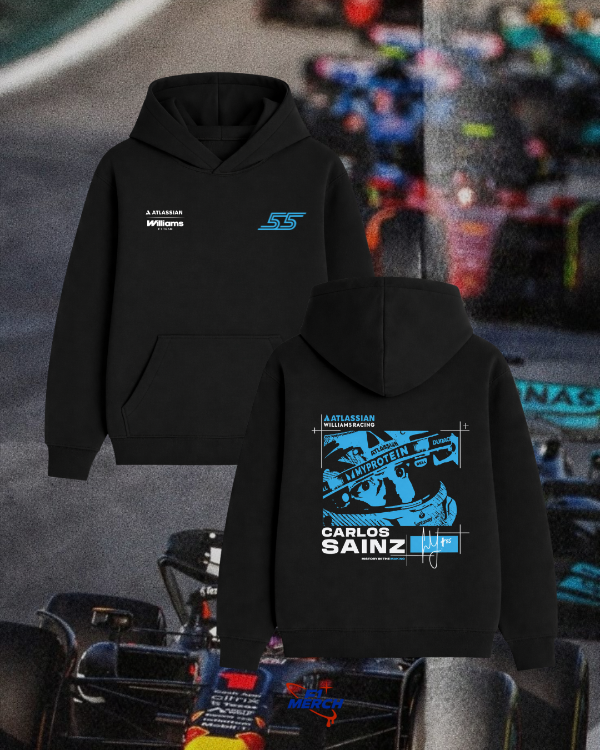 Producto - Hoodie Sainz mirada celeste