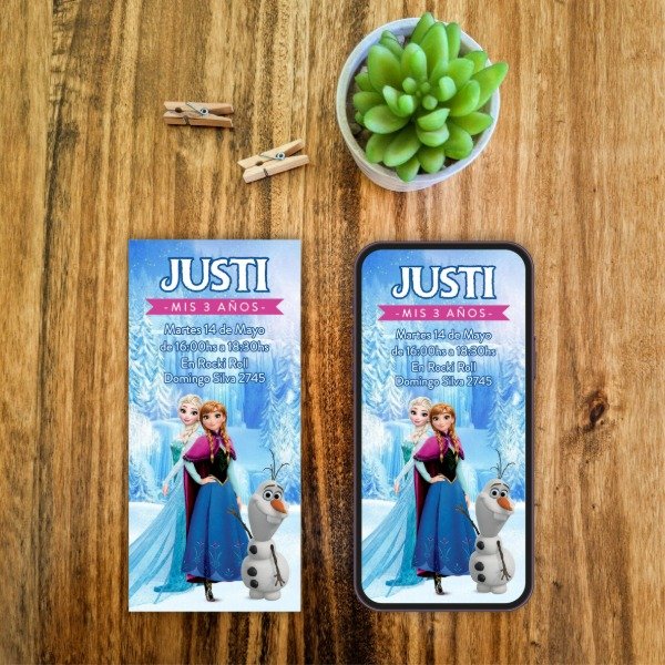 Producto - Invitación Frozen 2