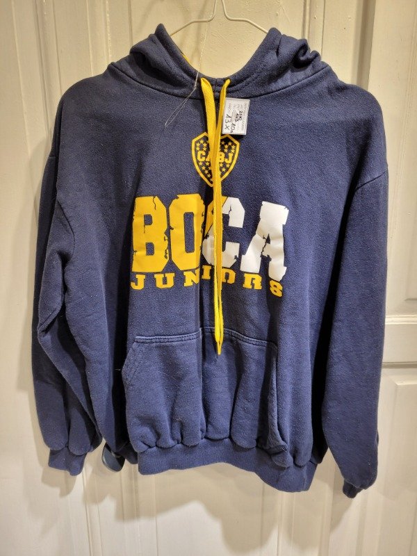 Producto - Buzo azul logo boca Talle 10 años - PRECIO: 13X