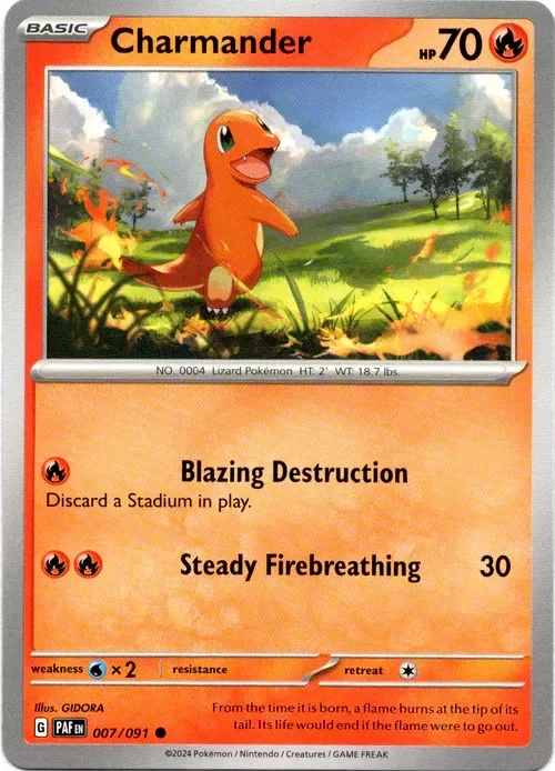 Producto - Charmander - 007/091 - Paldean Fates