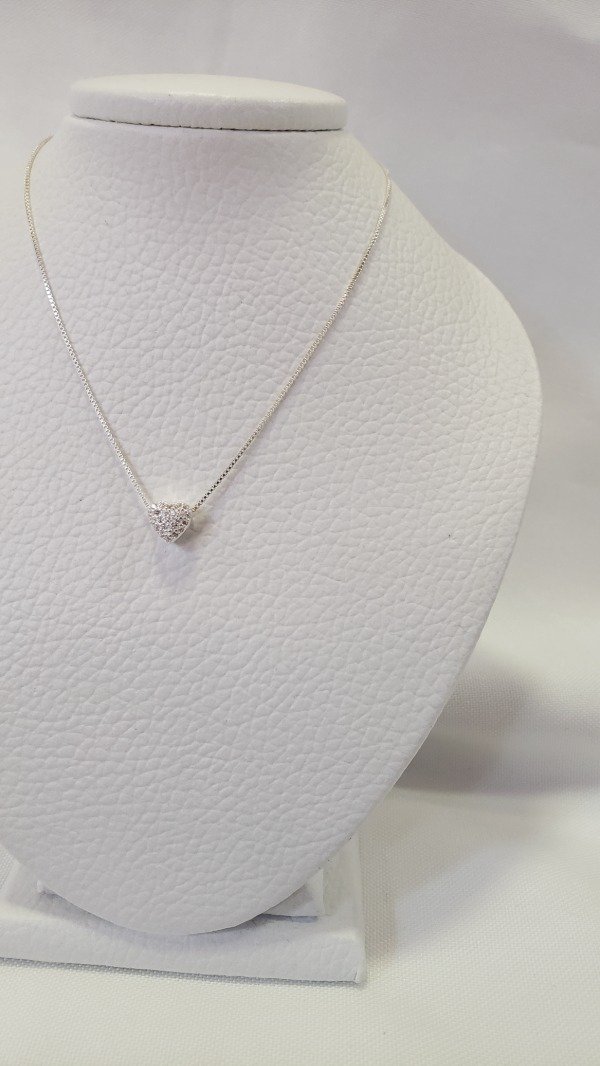 Producto - Dije corazoncito strass Plata