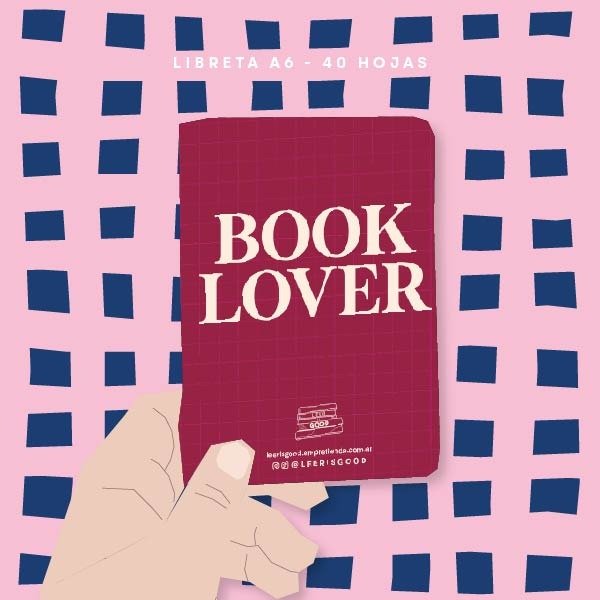 Producto - LIBRETA A6 - book lover