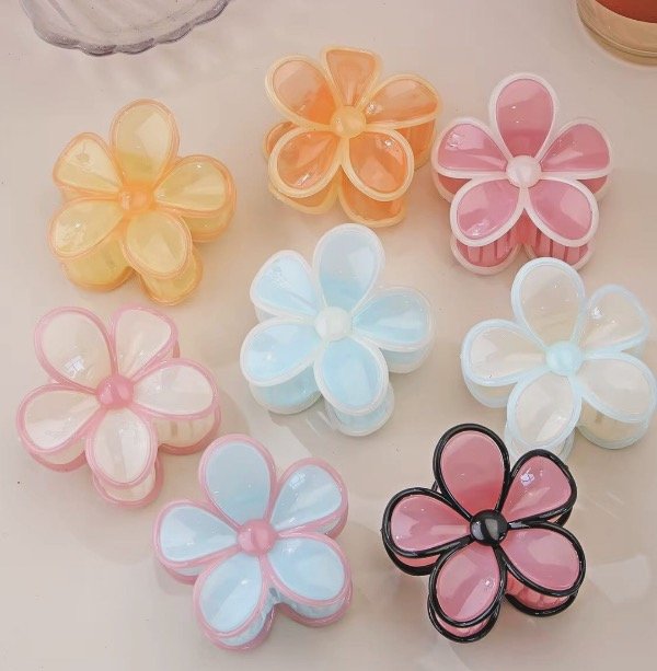 Producto - Broches pasteles de flor