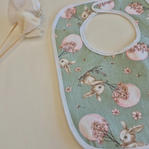 Producto - Babero bunny verde
