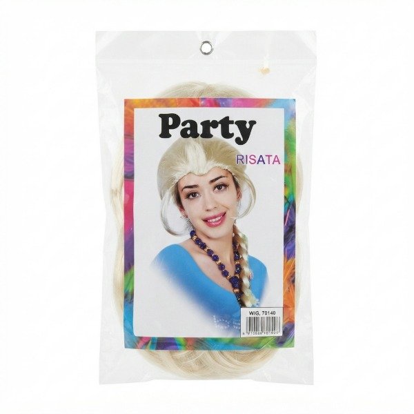 Producto - Peluca rubia platinada con trenza