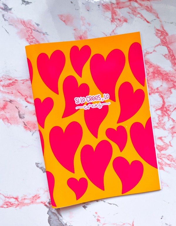 Producto - LIBRETA A5 HEART NARANJA