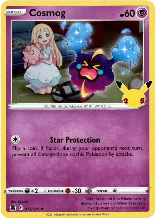 Producto - Cosmog - 013/025 - Celebrations - Holo