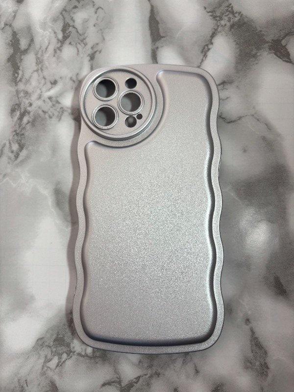 Producto - Case ondulada plateada Samsung A25