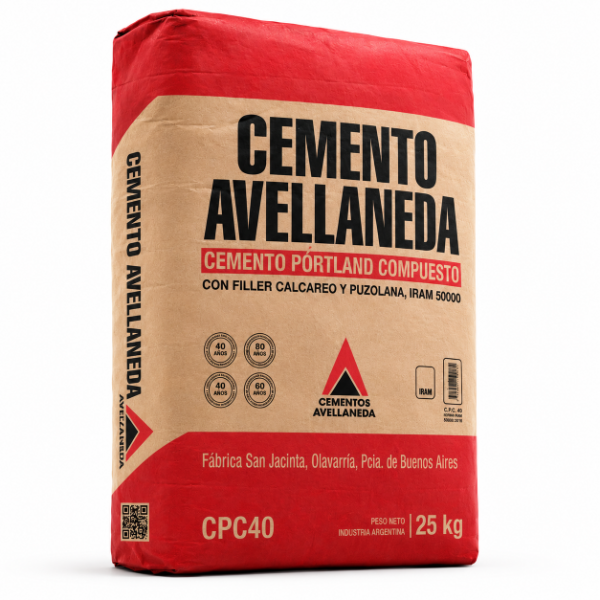 Producto - Cemento Avellaneda 25 Kg - 0