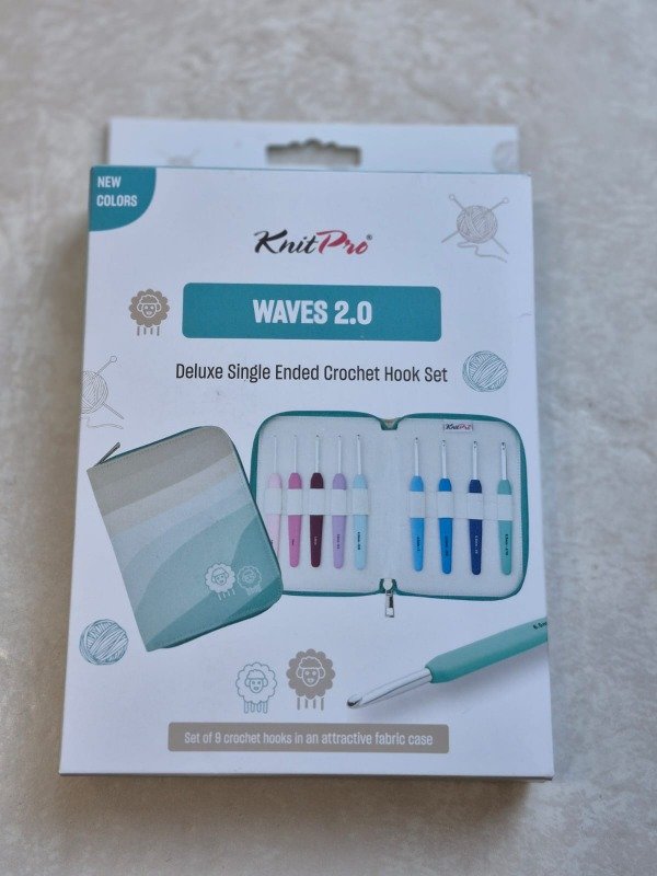 Producto - Set de crochet Knit Pro Waves 2.0 9 agujas