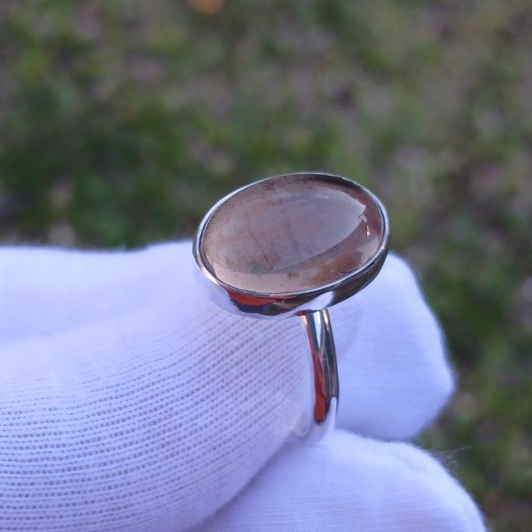Producto - Anillo cuarzo ahumado n22