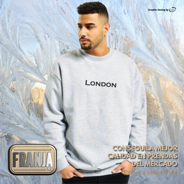 Producto - BUZO DE HOMBRE ESTAMPADO/SUBLIMADO GRIS