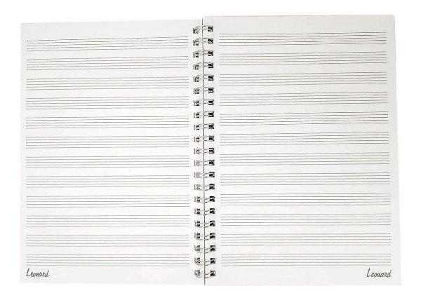 Producto - LEONARD cuaderno pentagramado espiral - 1