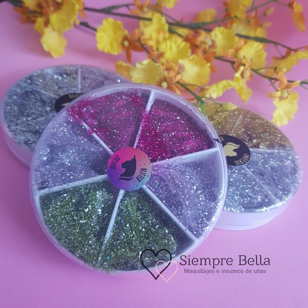 Producto - Paleta de glitter en gel