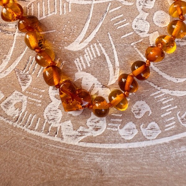 Producto - Collar Ámbar Corazón (45cm)