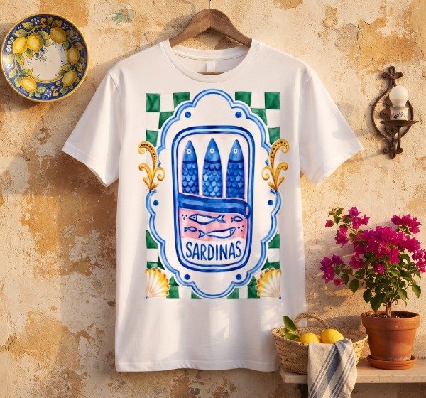 Producto - Remera Spum Unisex Sardines