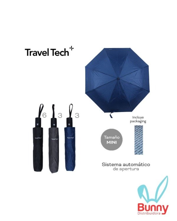 Producto - PARAGUAS TRAVEL TECH 28861