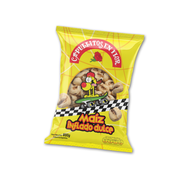 Producto - MAÍZ INFLADO DULCE - CAPULLITOS EN FLOR 80GR.