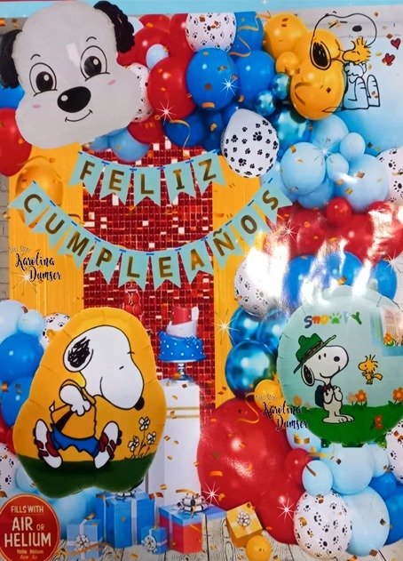 Producto - Set de Globos Snoopy y Deco Party . 70 Artículos - 0