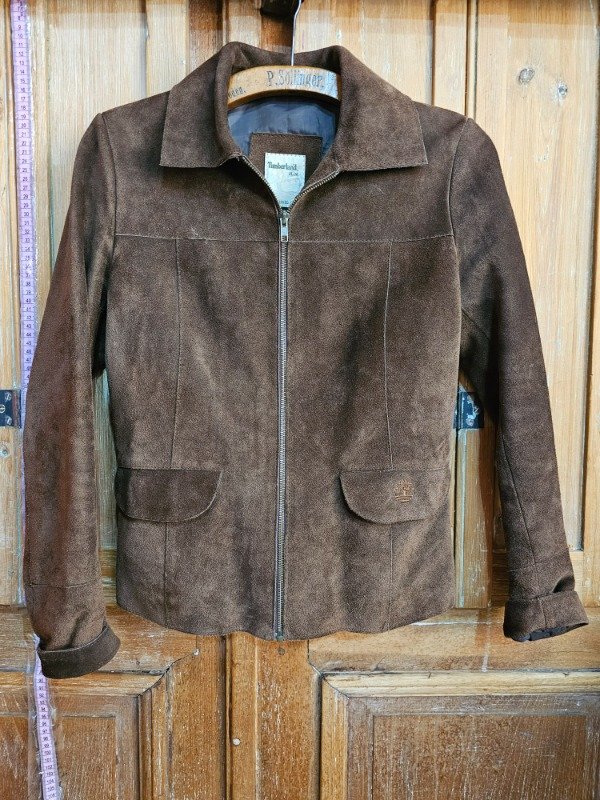 Producto - Campera de Gamuza Timberland Marrón t.M