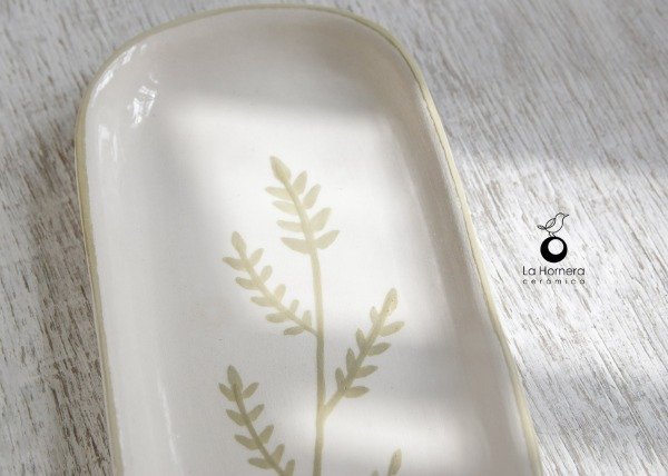 Producto - Bandeja Budinera Botánica de Cerámica - POR ENCARGO - 2
