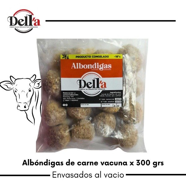 Producto - Albóndiga x 300 grs Dell'a