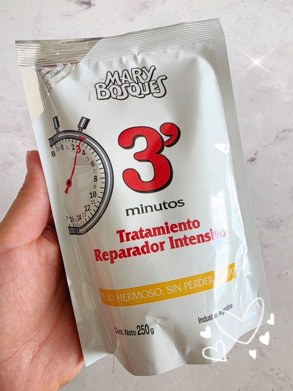 Producto - Mary Bosques Tratamiento reparador intensivo 3 minutos doypack 250g