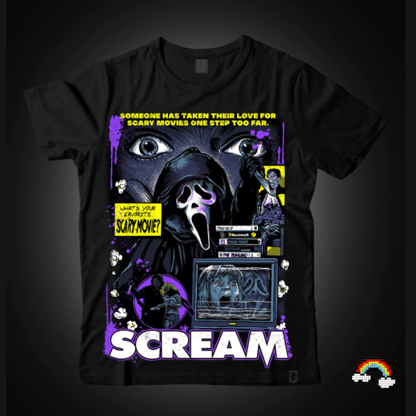 Producto - REMERA DE ADULTOS MANGA CORTA SCREAM T.XXL