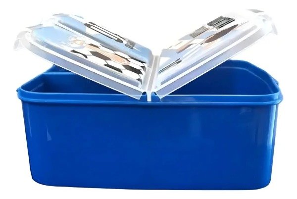 Producto - Caja hermética lunchera con divisiones Argentina