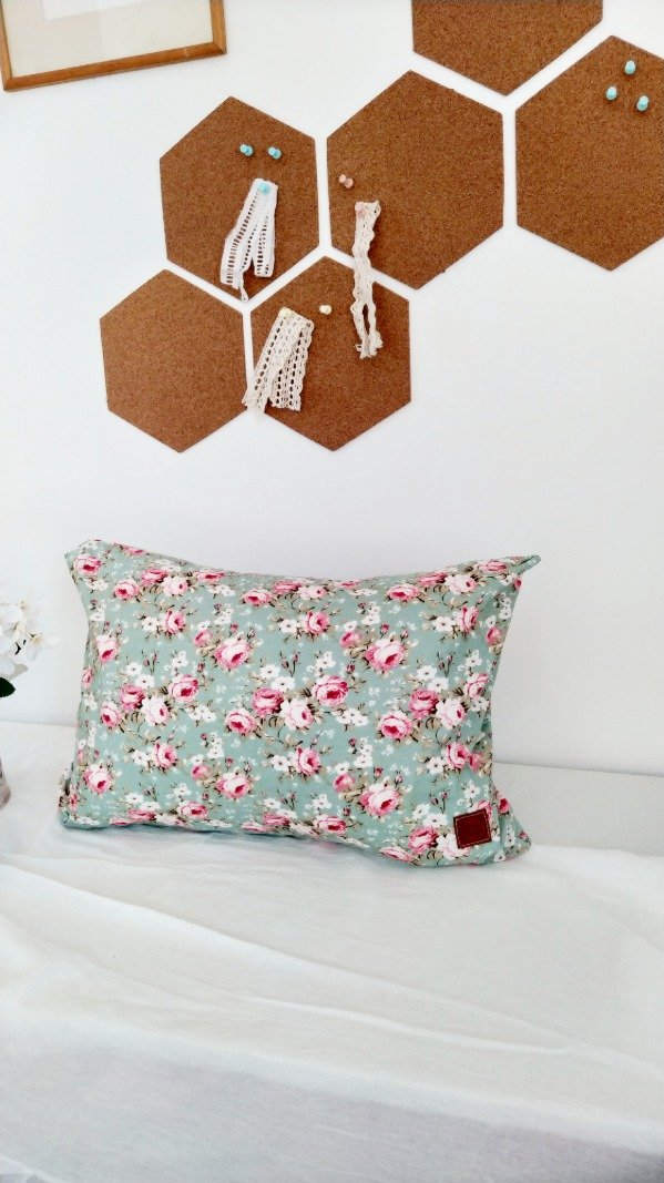 Producto - Almohadon shabby fondo aqua