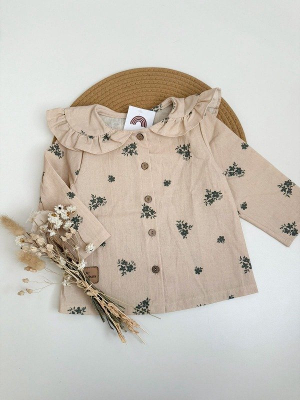 Producto - Camisa cutral floreado