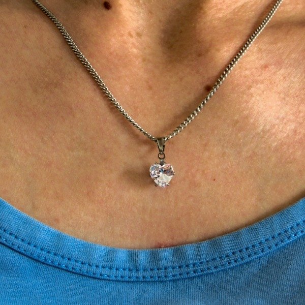 Producto - Dije Mini Cubic Corazón