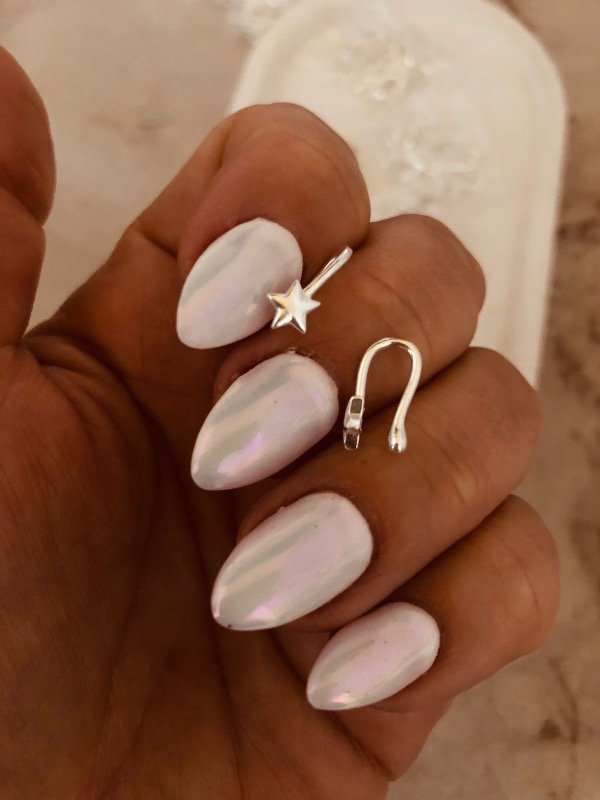 Producto - Cuff Star inflado x Par Plata