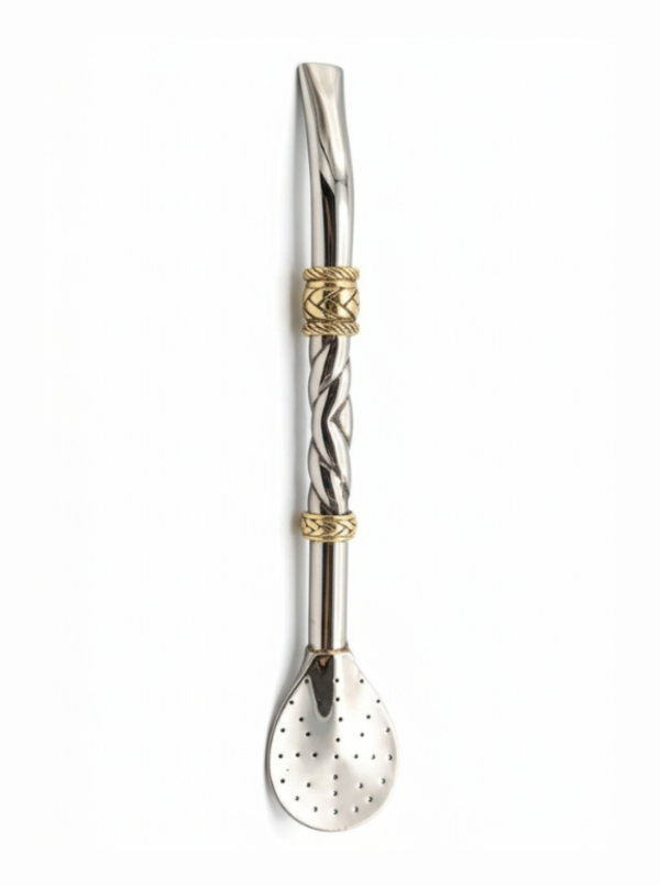 Producto - BOMBILLON PREMIUM PICO DE LORO - CAÑO Y PICO DE ALPACA CON DIJES DE BRONCE - 0