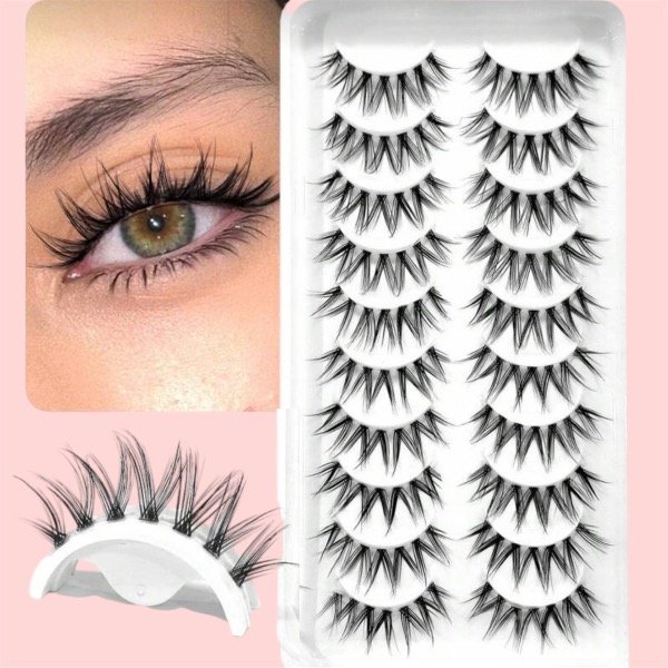 Producto - 10 Pares de Pestañas Efecto Natural