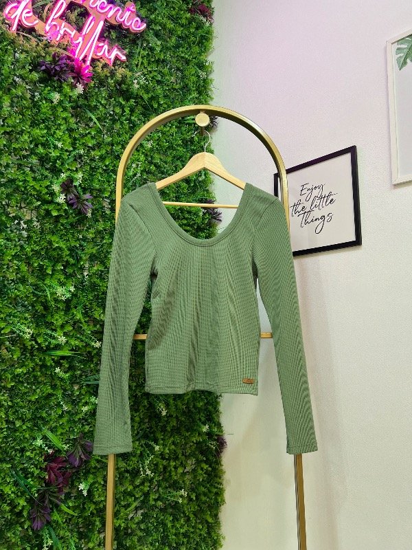 Producto - Camiseta escote espalda MILI (verde) 0615 - 0